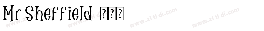 Mr Sheffield字体转换